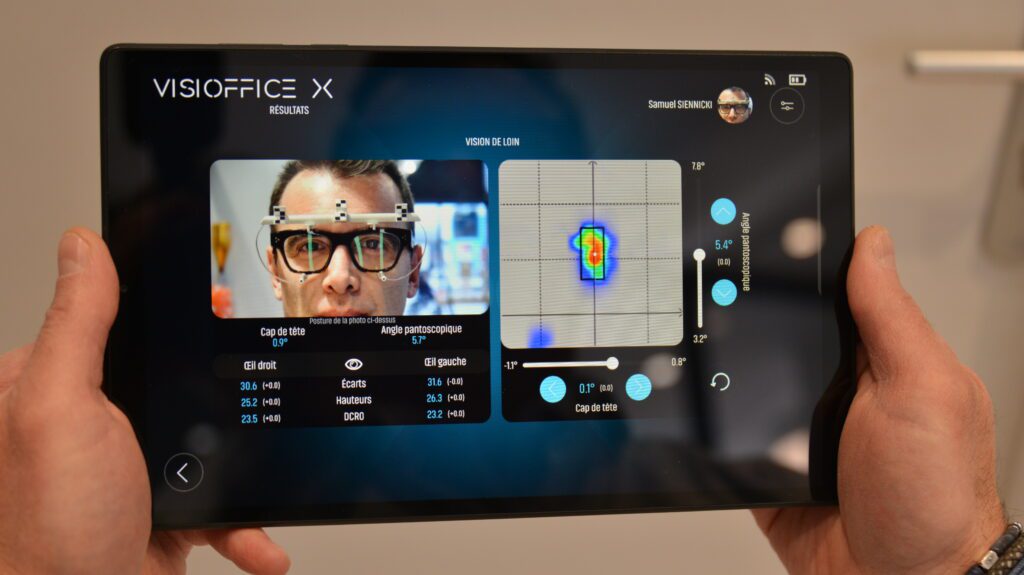 Centrage et mise au point oeil Examen de vue JRC Opticiens 78 Montigny le bretonneux Saint Quentin en Yvelines