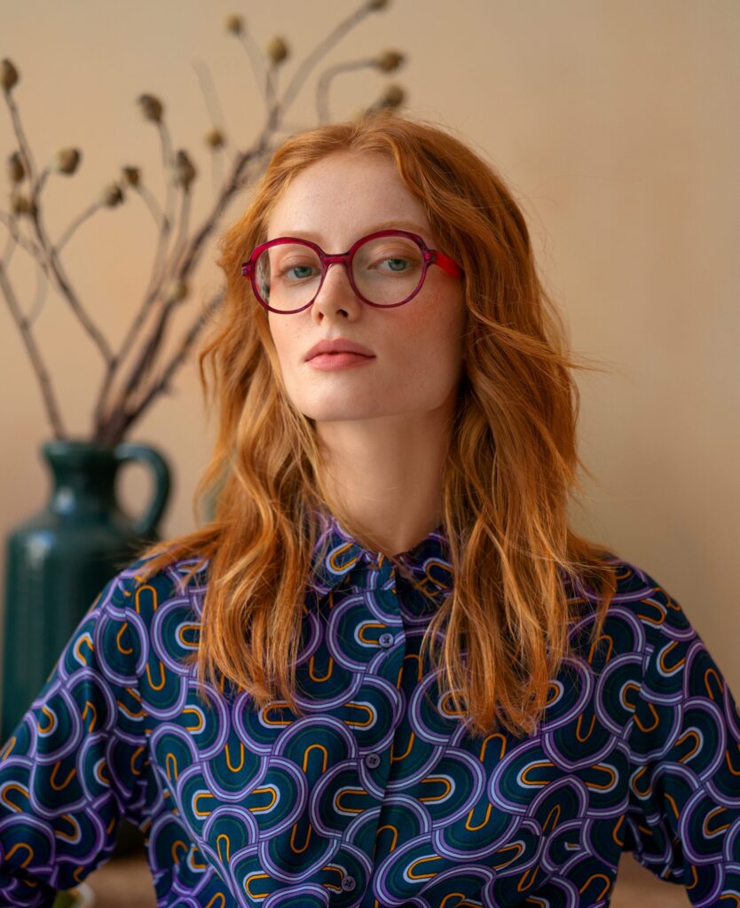 Caroline Abram Marques et collections de lunettes de créateur JRC Opticiens 78 Montigny le bretonneux